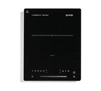 Gorenje ICY2000SP Plaque de cuisson à induction, 2000 W, 9 niveaux, contrôle tactile, PowerBoost, économie d'énergie, autonome, sécurité enfant, minuterie, noire