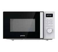 Gorenje Micro-ondes MO20A3WH 20L 800W AquaClean Menu Automatique Contrôle Tactile Écran LED Fonction Dégivrage 5 Niveaux de Puissance Sécurité Enfant Electronique Blanc