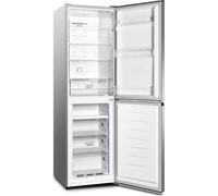 Gorenje NRK418ECS4 Réfrigérateur-congélateur avec MultiFlow 360° et CrispZone, volume : 256 litres, charnière de porte réversible, argenté