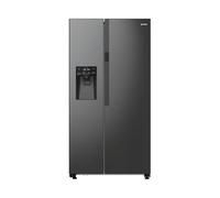 Gorenje NRR9185ESBXL Side by Side Réfrigérateur/Congélateur/NoFrost Plus/Compresseur Inverter, Distributeur d'eau et de glaçons/SensoTech, 178,6 cm, partie réfrigérateur 376 l, partie congélateur 190