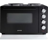 Gorenje OM30GBX Mini-four avec deux plaques de cuisson noir