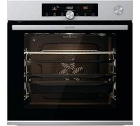 Gorenje OptiBake Advanced BPSA 6747 A08XWI Four encastré/WiFi Connected / 77L / Air chaud/Pyrolyse/AutoBake/Touche/Thermomètre SteamAssist/PizzaMode 300°C/Inox, Acier inoxydable