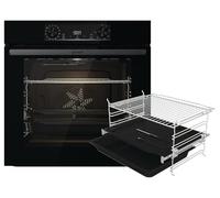 Gorenje OptiBake BOS 6737 E13BG 738415 Four encastrable / 77 l/air Chaud/ExtraSteam/GentleClose & Open/Thermomètre de Cuisson/AirFry/Mode Pizza 300 °C/PerfectGrill/ChildLook/Tiroirs