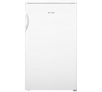 Gorenje R49DPW Réfrigérateur de table autonome, classe énergétique D, 39 dB, 133 litres, compartiment à légumes, éclairage LED, butée de porte interchangeable, 84,5 x 56 x 57,9 cm (H x l x P) blanc