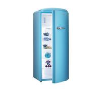 Gorenje Réfrigérateur 196 kWh/an / 281 L / Chocolat foncé / Système de refroidissement à air avec fonction Quick Cooling / Butée de porte à droite. RB 60299 OBL bleu