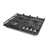 Gorenje Table de cuisson GW641EXB gaz, Nombre de brûleurs/zones de cuisson 4, Mécanique, Noir