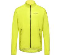 Veste coupe vent running homme gore wear concurve jaune fluo