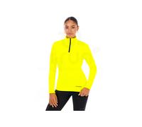 Maillot manches longues gore wear 1 4 zip everyday jaune femme