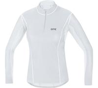 GOREWEAR M Femme GORE® WINDSTOPPER® Base Layer Thermo Maillot ras du cou, Light Grey/White, 42