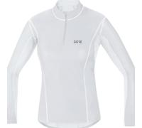 GOREWEAR M WINDSTOPPER® Base Layer Thermo Maillot ras du cou Femme, Light Grey / White, 44