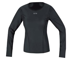 GOREWEAR M WINDSTOPPER Sous-Maillot à Manches Longues Femme, Première Couche Coupe-Vent pour Activités Sportives, Coupe Ajustée