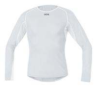 GOREWEAR M WINDSTOPPER® Base Layer Thermo Maillot à manches longues Homme, Light Grey / White, L