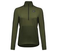 Maillot GOREWEAR TrailKPR Hybrid Half Zip manche longue vert foncé femme - S