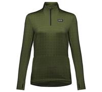 Maillot manches longues femme gore wear everyday thermo 1 4 zip vert