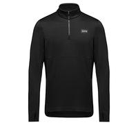 Maillot manches longues running gore wear thermal 1 4 zip noir