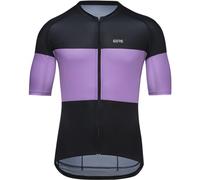 Maillot GOREWEAR Spirit Stripes manche courte noir violet clair - S