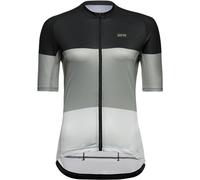 GOREWEAR Maillot Spirit Stripes Femme, Black/Lab Grey, M