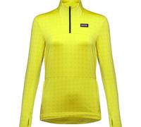 GOREWEAR Maillot thermique pour tous les jours 1/4-Zip Femme, Neon Yellow, XS