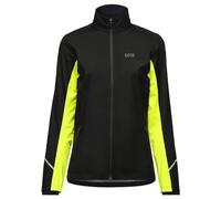 GOREWEAR R3 WINDSTOPPER® Veste Femme, Black / Neon Yellow, 44