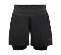 GOREWEAR R5 Femme 2in1 Short, Black, XXS
