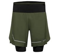 Gorewear Short de Course pour Homme, Ultimate 2 en 1