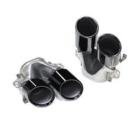 Gorge arrière queue Pour Mercedes Pour Benz A Classe W177 A35 C118 CLA35 X247 GLB35 A45S Quad Échappement Échappement Silencieux(NOIR A)