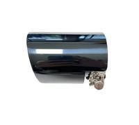 Gorge Queue De Voiture Embout Silencieux Pour Système D'échappement Ouvert En Acier Inoxydable Galvanisé Noir Grand Diamètre 120mm 114mm(51mm-89mm)