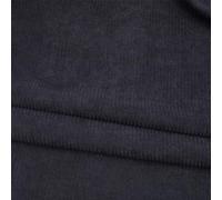 GORGECRAFT 1.55x1 m Tissu en Velours Côtelé Uni Épais en Polyester pour Couture Tissu D'Ameublement Doux pour Vêtements Canapé Oreiller Loisirs Créatifs Accessoires de Vêtement Noir