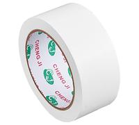 GORGECRAFT 1.8in X 65.6ft Ruban de Réparation de Reliure Blanc Tissu Ruban Adhésif Ruban Adhésif Safe Cloth Library Book Seam Sealing Hinging Craft Tape For Webbing Repair Camouflage