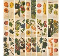 GORGECRAFT 1 BOÎTE 30PCS Signets Marque-Pages de Fruits Esthétiques Signets Impressionnants Fruit de L'Esprit Marque-Page Clip de Style pour Femmes Hommes Amoureux des Livres Club