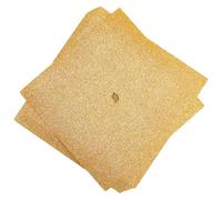 GORGECRAFT 10 Autocollant en Papier Cartonné pour Chapeau de Diplômé 25 x 25cm Autocollant de Qualité Supérieure Pailleté Doré Décoration pour Chapeau de Diplômé Pompon Fournitures de Scrapbooking