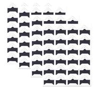 GORGECRAFT 10 Feuille 240pcs Autocollants d'angle de Photo en Papier Auto Adhésif Accessoires D'Album de Bricolage Coins de Montage D'Images Autocollant de Décoration Murale pour Scrapbooking Argent
