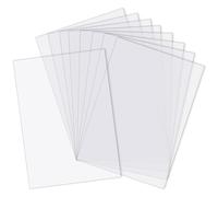 GORGECRAFT 10 feuille de Plastique Souple A4 transparente 0.3mm D'Épaisseur pour Protection de Documents Rapports Présentations de Bureau Film Transparent Vierge Loisirs Créatifs Cadres Photo Peinture