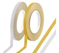 GORGECRAFT 100m*10mm Washi Tape,Rubans Pailletés Washi Décoratifs Masking Tape Adhésif Papier,Washi à Paillettes pour Masquage Bricolage Emballage Scrapbooking Fête (Doré et Argenté)