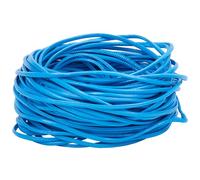 GORGECRAFT 10mX2mm Cordon Tressé en Cuir PU Pliable Bande de Cuir Métallique Dodger Bleu Plat Sangle de Garniture en Cuir Souple pour Bricolage Artisanat Ceinture Bracelet Fabrication de Bijoux