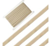 GORGECRAFT 10Yds X 15 mm Ruban Élastique en Silicone Antidérapant avec Sangle Extensible en Caoutchouc Ceinture pour Bricolage Travaux Manuels sous-Vêtements Soutien-Gorge Amande Blanchie