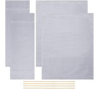 GORGECRAFT 2 Ensemble Housse de Chaise de Réalisateur Grande Taille,Casual Home Canvas,Siège et Dossier en Toile de Remplacement,Chaise de Cinéma Décontractée pour Chaises Pliantes,Gris Clair