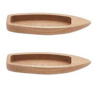 GORGECRAFT 2 modèle de Bateau en Bois Brut Mini Bateau de Pêche Nautique Voilier Canoë en Bois Projet D'Artisanat Ornement de Paysage Océanique de Bureau pour Pièce Maîtresse Fourniture de Projet