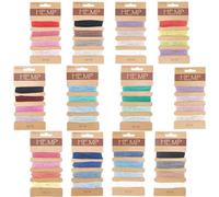 GORGECRAFT 240 m 48 Couleurs Cordon de Cire Tressé en Coton de 1 mm de Diamètre Multicolore Fil de Perles Ciré Cordon de Nouage pour la Fabrication de Bijoux,Bracelets,Colliers,Carillons Éoliens