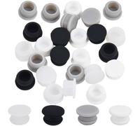 GORGECRAFT 24pcs 4 Couleurs Bouchons en Silicone pour Salière et Poivrière Bouchon de Sel 12mm Bouchons de Bouteille de Remplacement Bouchons Ronds Réutilisables pour Bouteilles Rangement de Cuisine
