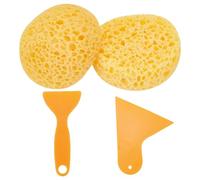 GORGECRAFT 2PCS Knockdown Texture Éponge PU Éponge Brosse Cloison Sèche Mur Patch Grand Plafond Éponge Blanchiment Grattoir Bricolage Plastique Grattoir Outil pour Cloison Sèche
