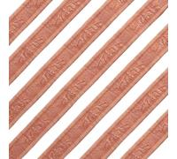 GORGECRAFT 4.6m*4cm 2 Rouleaux Bordure de Papier Peint 3D Floral Garniture Murale Ligne de Taille Plinthe Bordure Murale Auto Adhésive Plinthe en Mousse Moulure de Plafond Flexible Sandy Brown
