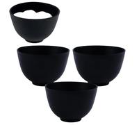 GORGECRAFT 4 Bol de Mélange en Silicone pour Masque Facial Réutilisable et Flexible 105 x 70mm pour Produits de Soins de la Peau Kit D'Outils de Beauté pour la Maison Le Salon Les Femmes