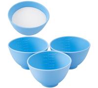 GORGECRAFT 4 bol Mélangeur en Silicone pour Masque Facial à Usage Domestique 75mm Réutilisable Flexible Kit D'Outils Cosmétiques pour Soins du Visage Idéal Usage à Domicile en Salon Soins de la Peau