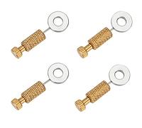 GORGECRAFT 4 Pcs Bricolage à la Main en Cuir Artisanat Marchandises Outils Suture Fixation Aiguilles de Positionnement Aiguilles pour Couture Localiser Broche Bords Titulaire Point Clair 0-12mm