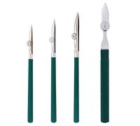 GORGECRAFT 4 Pièces Art Ruling Stylos Fine Line Masquage Fluide Stylo Réglable Cross-Hinged Fine Line Pen pour Dessin Montage Artistes d'art, 4 Tailles