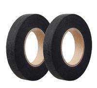 GORGECRAFT 49m Ruban Adhésif Thermocollant Double Face pour Fusion de Tissu Sans Couture Collage Ni Modification du Repassage Outil D'Ourlet pour Vêtements Cassés Rideaux Murs Sols Bricolage, Noir