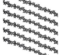GORGECRAFT 5 Yards Noir Étoile Dentelle Bordure Blanc Gland Venise Ruban Brodé Floral Polyester Couture Crochet Tissu Broderie Mariage Applique Patch Autocollant pour Cadeau de Saint Valentin