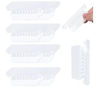 GORGECRAFT 50 étiquettes de Dossier Suspendu en Plastique Transparent pour Classeur à Onglets Inserts D'Organisateur de Fichiers Séparés pour une Identification Rapide Classeurs Étiquettes Fournitures