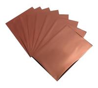 GORGECRAFT 50 Feuille de Transfert Réactive au Toner de 29x21cm Papier Cartonné Métallique Marron à Chaud Papier Décoratif Miroir pour Imprimante Laser Scrapbooking Gaufrage Transfert Thermique